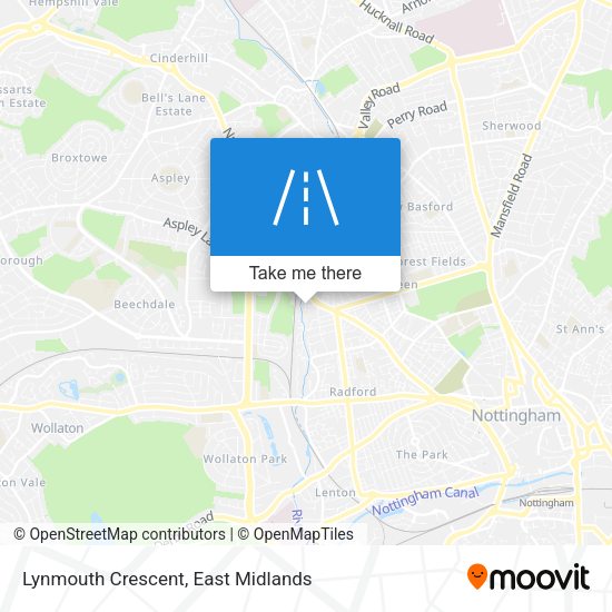 Lynmouth Crescent map