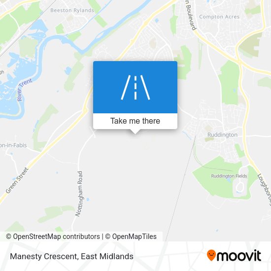 Manesty Crescent map