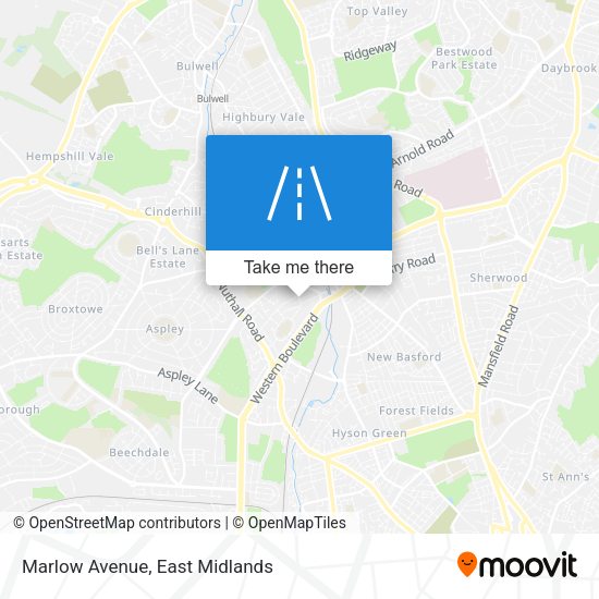 Marlow Avenue map