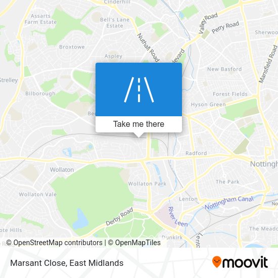 Marsant Close map