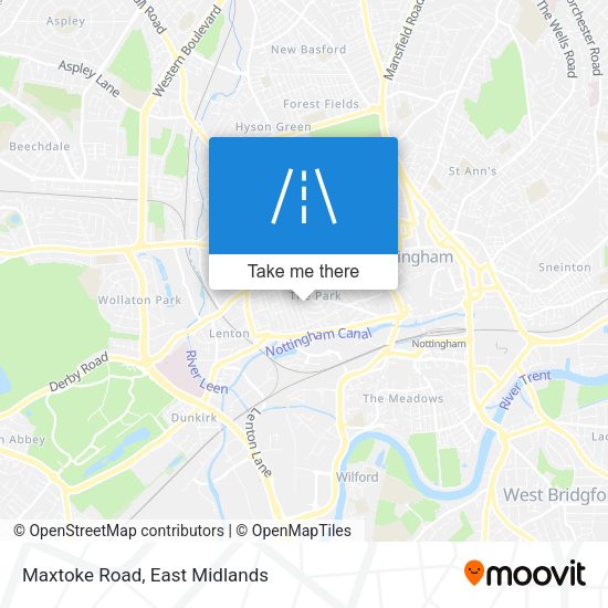 Maxtoke Road map