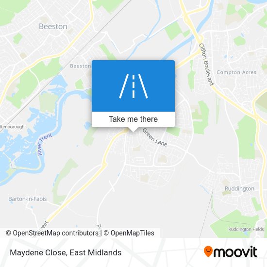 Maydene Close map