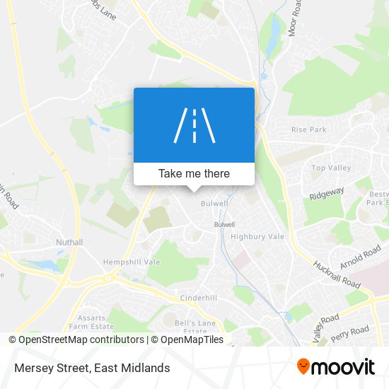 Mersey Street map
