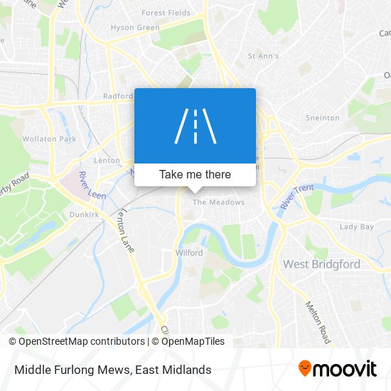 Middle Furlong Mews map