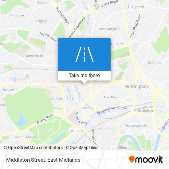 Middleton Street map