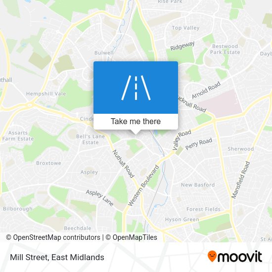 Mill Street map