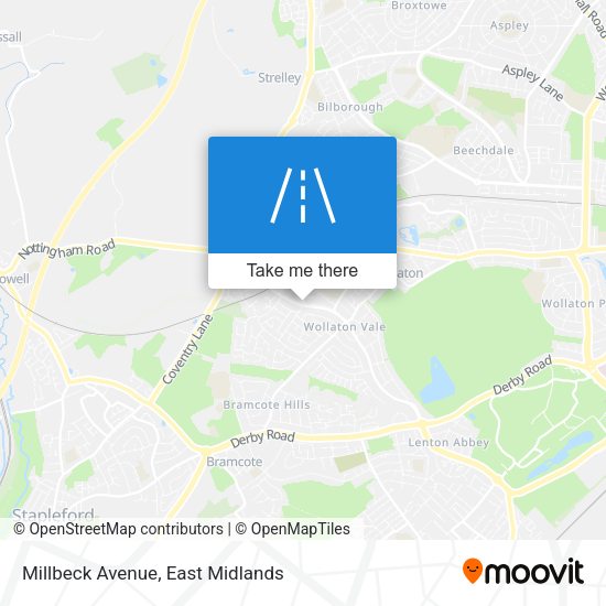 Millbeck Avenue map
