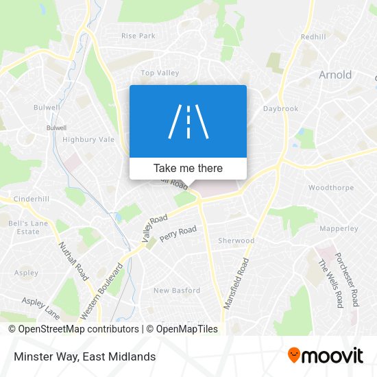Minster Way map