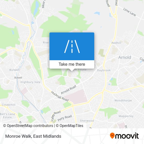 Monroe Walk map