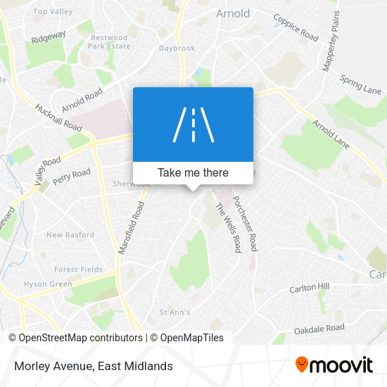 Morley Avenue map