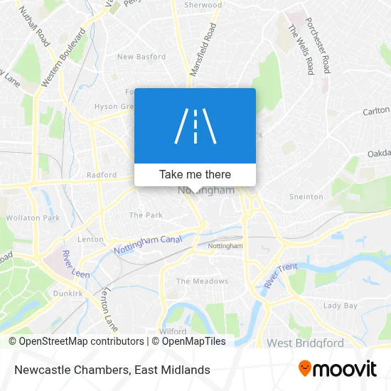 Newcastle Chambers map