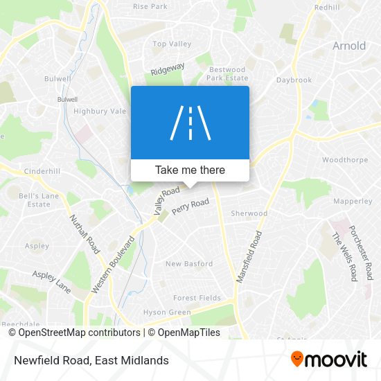 Newfield Road map