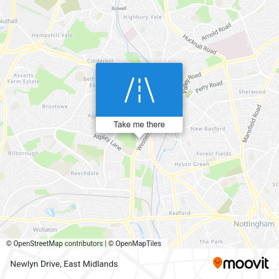 Newlyn Drive map