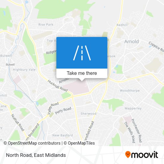 North Road map