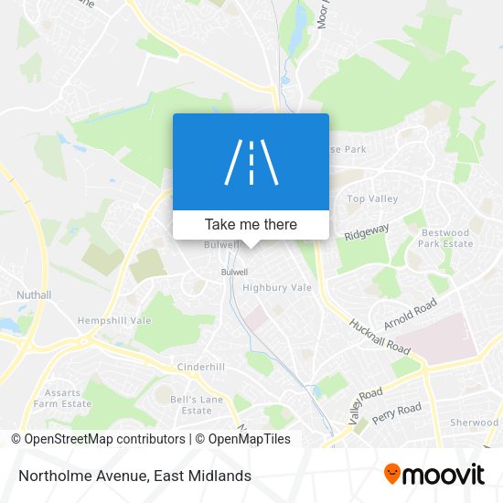 Northolme Avenue map