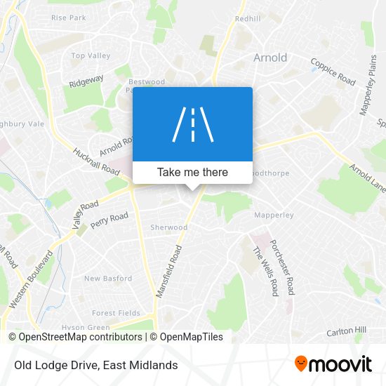 Old Lodge Drive map