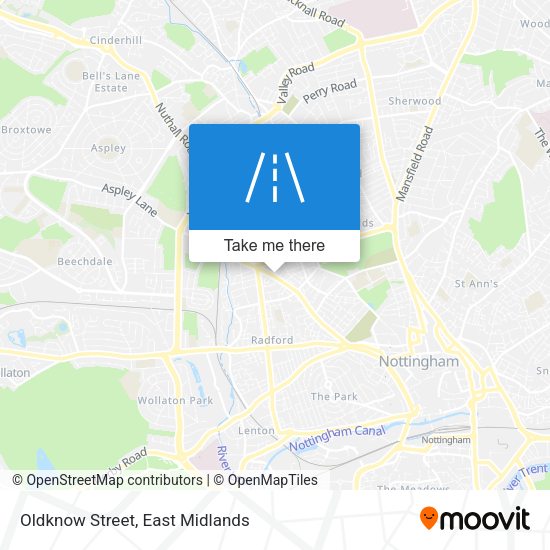 Oldknow Street map