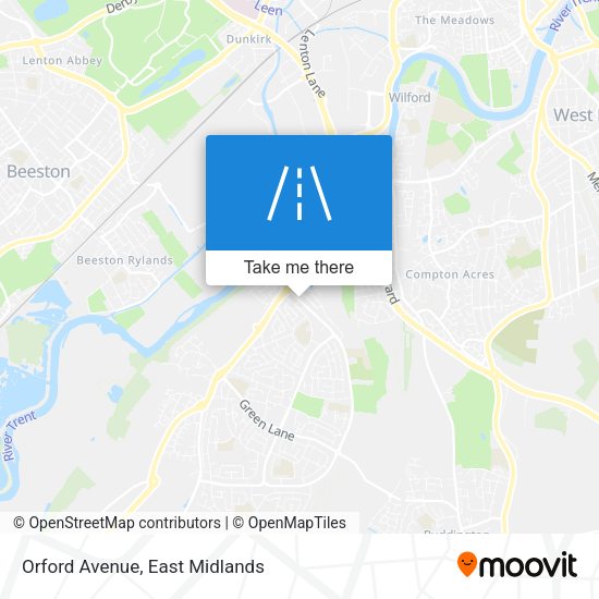 Orford Avenue map