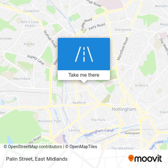Palin Street map