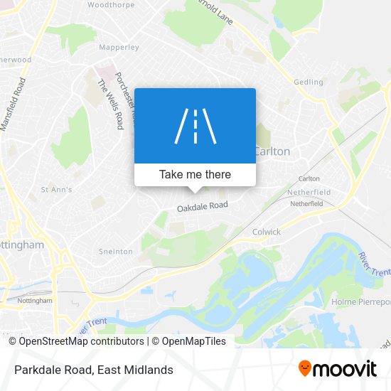 Parkdale Road map
