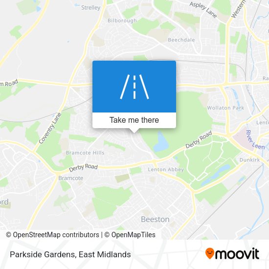 Parkside Gardens map