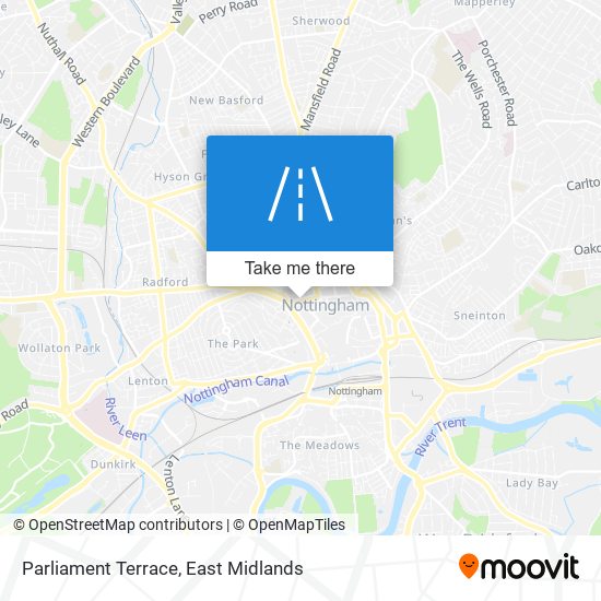 Parliament Terrace map