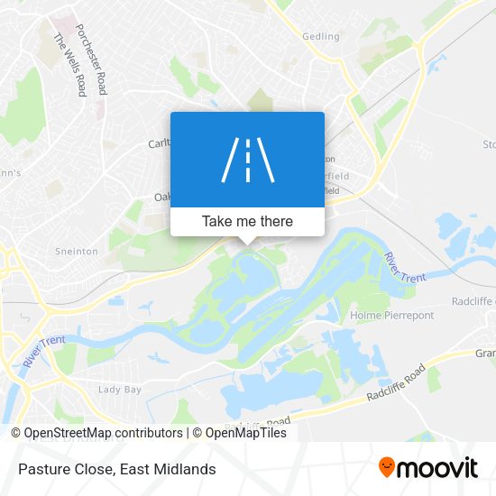 Pasture Close map