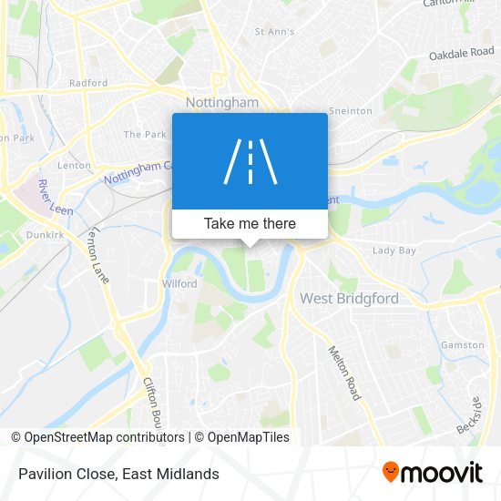 Pavilion Close map