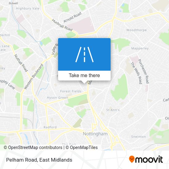 Pelham Road map