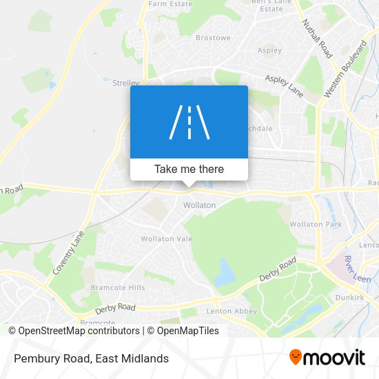 Pembury Road map