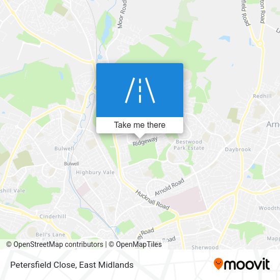 Petersfield Close map