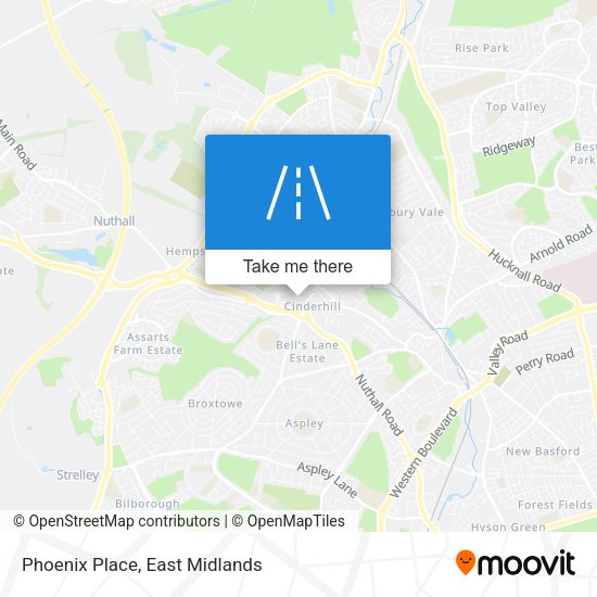 Phoenix Place map