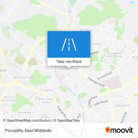 Piccadilly map