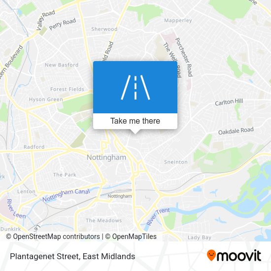 Plantagenet Street map