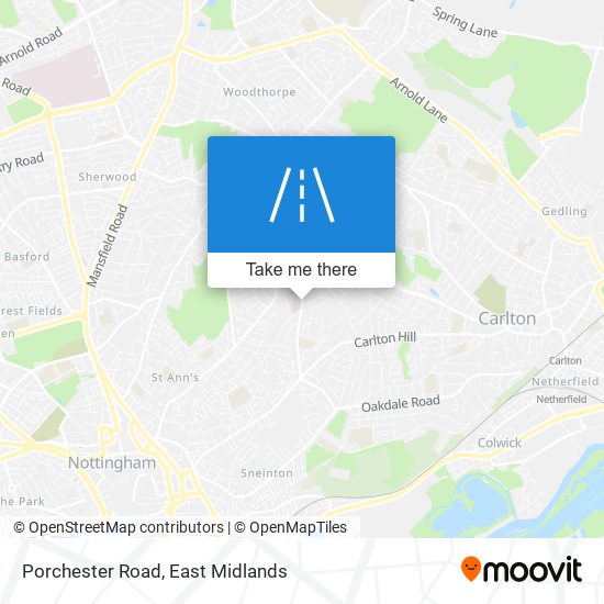 Porchester Road map