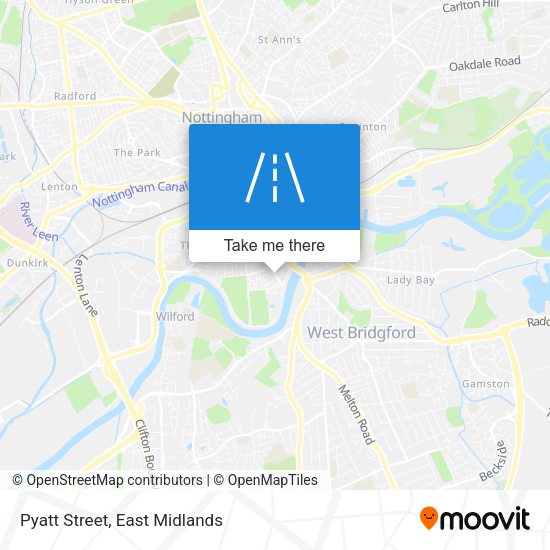 Pyatt Street map