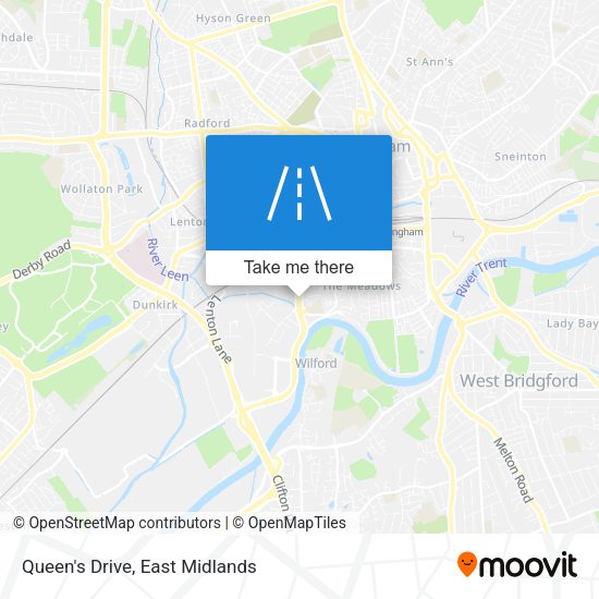Queen's Drive map