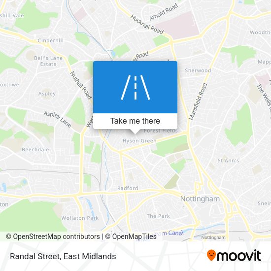 Randal Street map