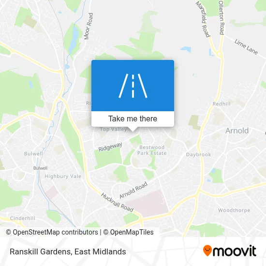 Ranskill Gardens map