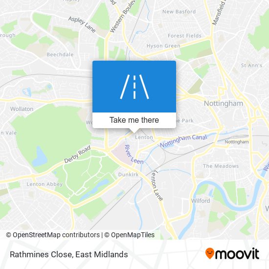 Rathmines Close map