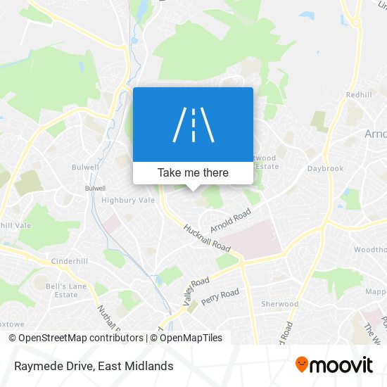 Raymede Drive map