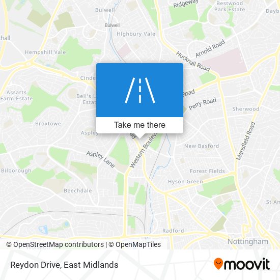 Reydon Drive map