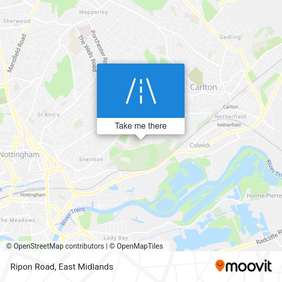 Ripon Road map