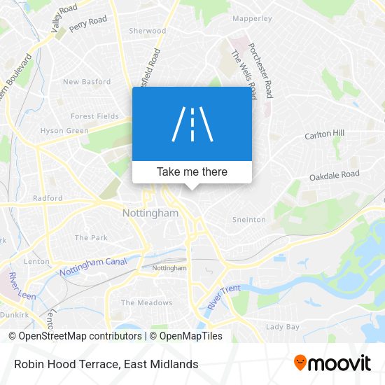 Robin Hood Terrace map