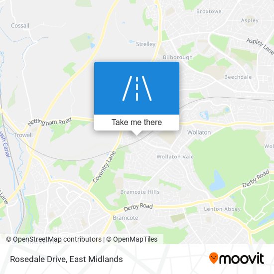 Rosedale Drive map