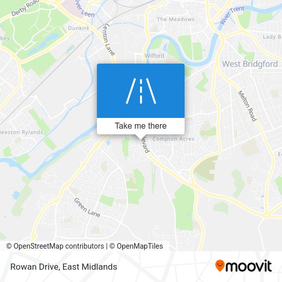 Rowan Drive map
