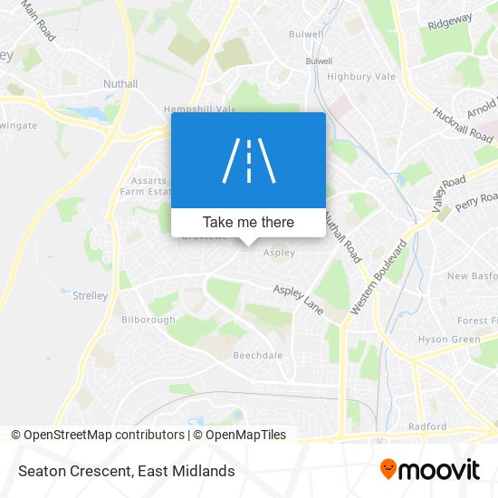 Seaton Crescent map