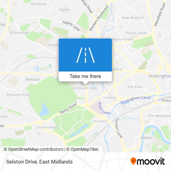 Selston Drive map