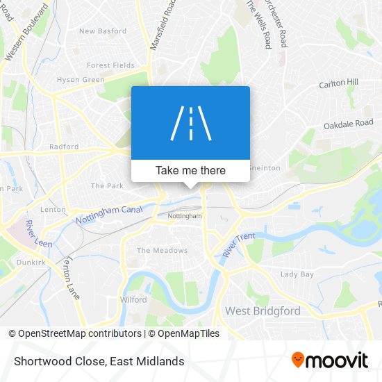 Shortwood Close map