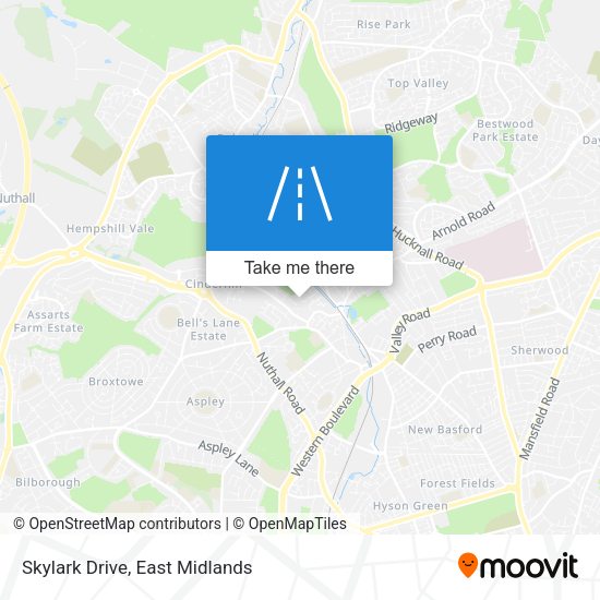 Skylark Drive map
